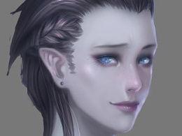 日韩插画五官美女视频